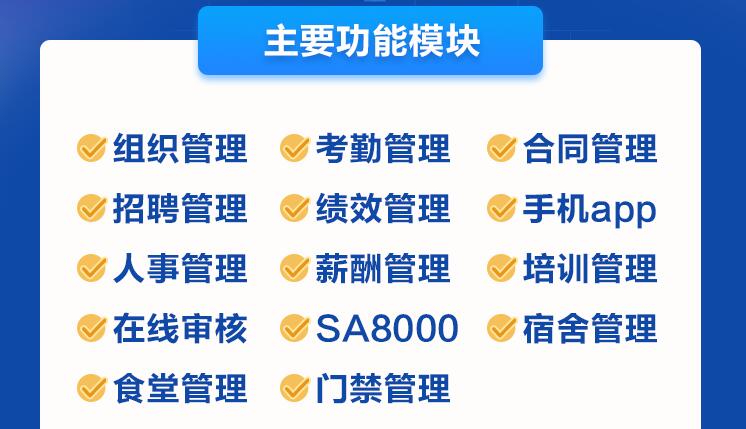 人事管理系統功能模塊 人事管理系統功能模塊